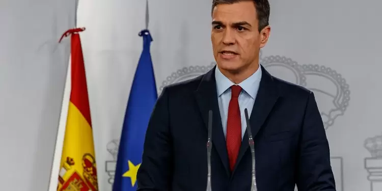El presidente del Gobierno español, Pedro Sánchez