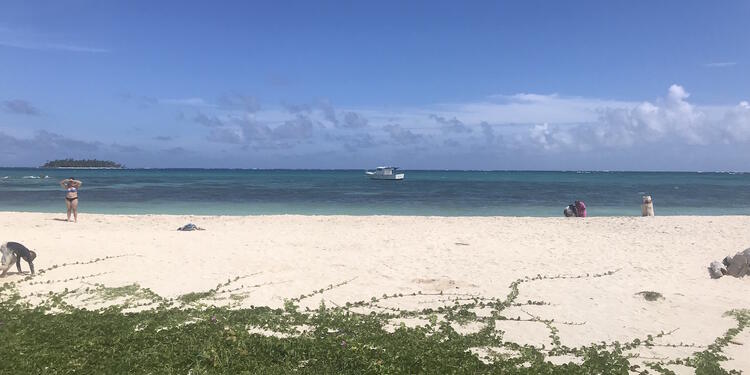 Playa en San Andrés