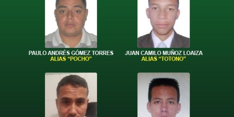Cartel de la banda La Agonía de Medellín