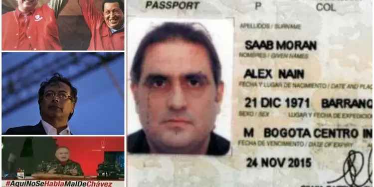 El diputado Rafael Ramírez, el senador Gustavo Petro y el empresario barranquillero Alex Saab