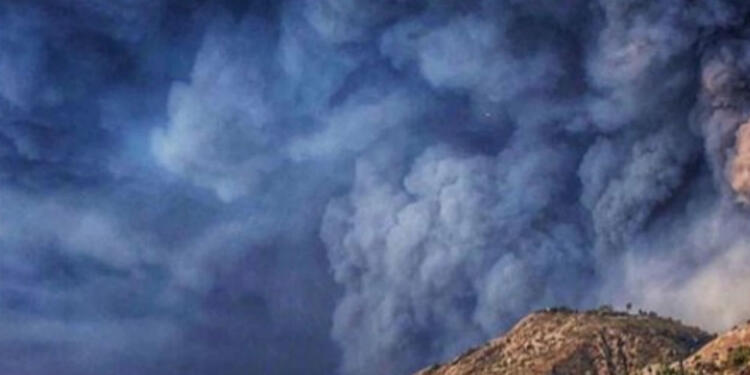 La imagen de los incendios en California publicada por la presentadora Claudia Bahamón