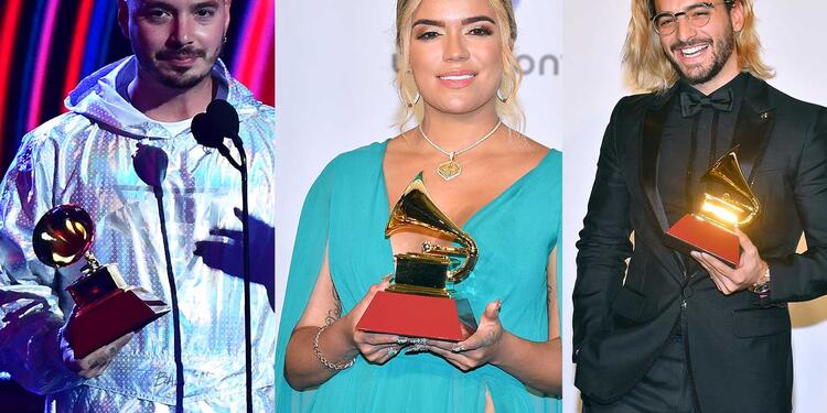 J Balvin, Karol G y Maluma ganaron un Grammy