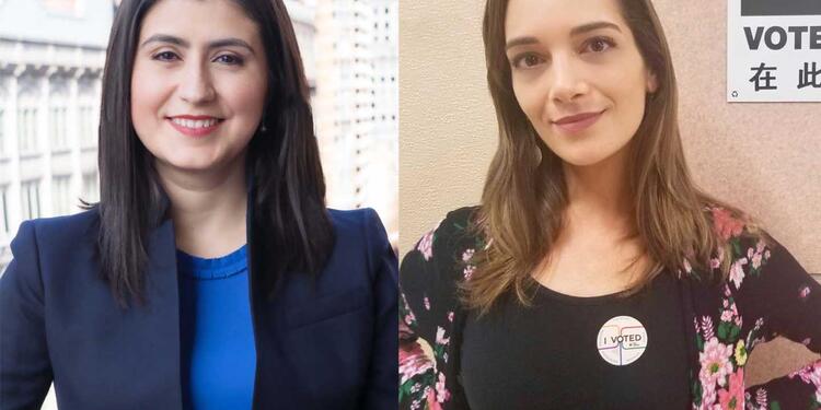 Jessica Ramos y Julia Salazar, colombianas que entran a la asamblea de Nueva York