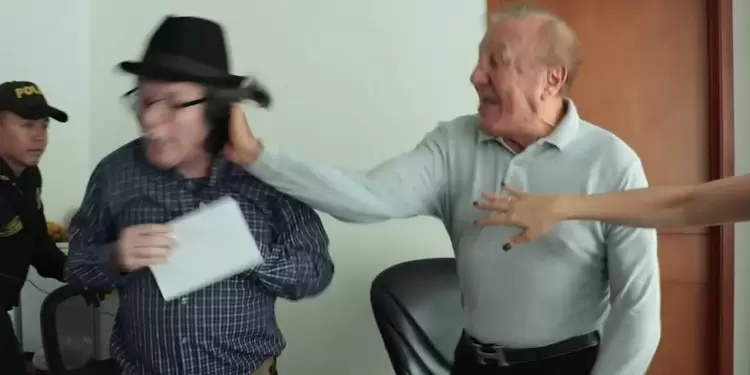 Este es el momento de la agresión ocurrida en noviembre de 2018.