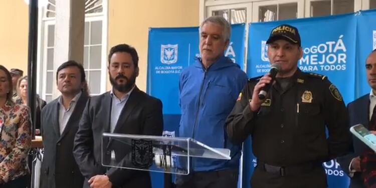 General Hoover Penilla, comandante de la Policía Metropolitana de Bogotá