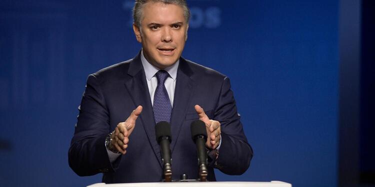 Presidente Iván Duque, en alocución desde la Casa de Nariño