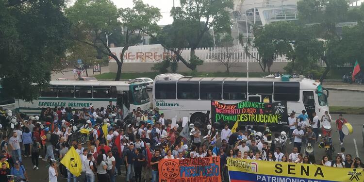 Protestas en Cali.