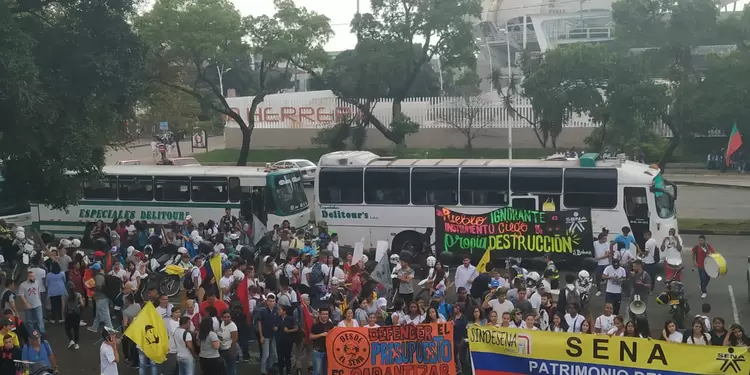 Protestas en Cali.