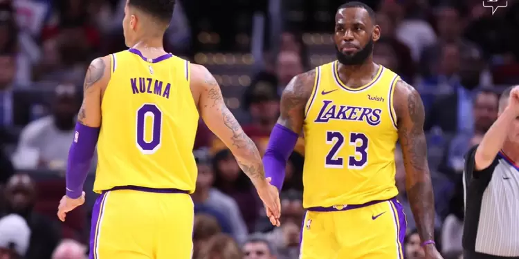 Kuzma y LeBron