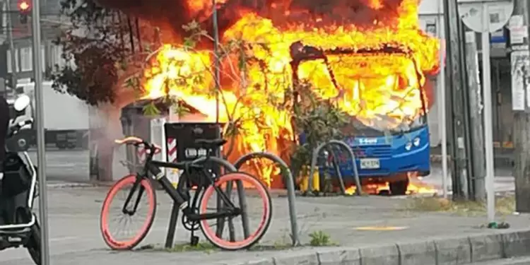 INCENDIO BUS SITP