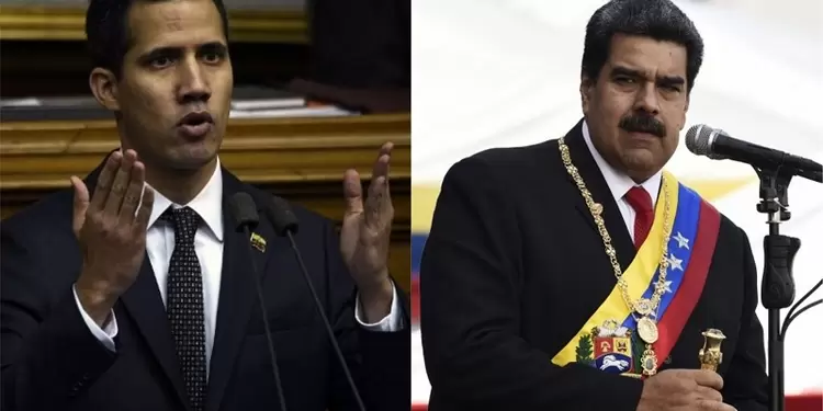 Juan Guaidó y Nicolás Maduro.