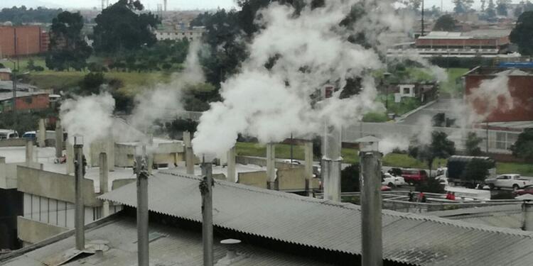 Contaminación en Bogotá Contaminación en Bogotá