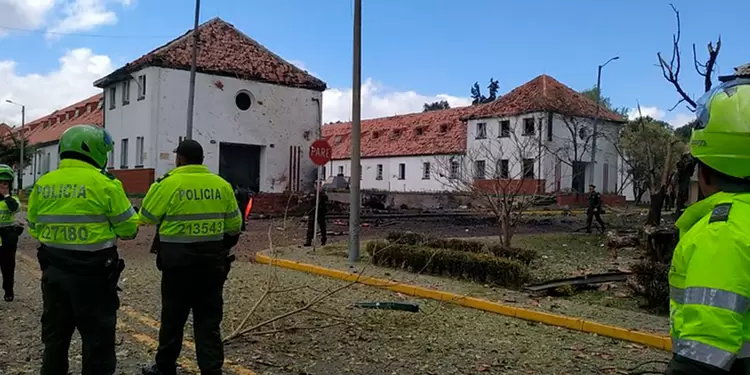 La Escuela General Santander, tras el atentado del 17 de enero de 2019