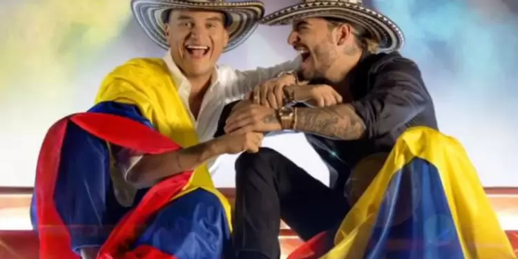 Silvestre Dangond y Maluma cantan juntos Vivir bailando.