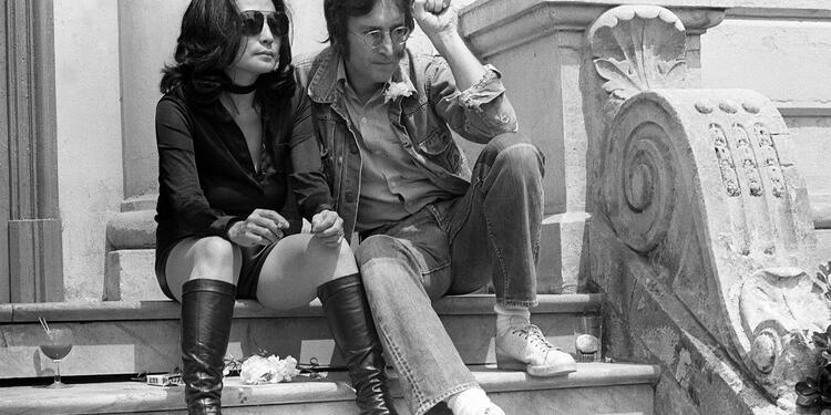 Yoko Ono y John Lennon