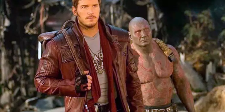 Chris Pratt interpretando a 'Star Lord' Chris Pratt interpretando a 'Star Lord'
