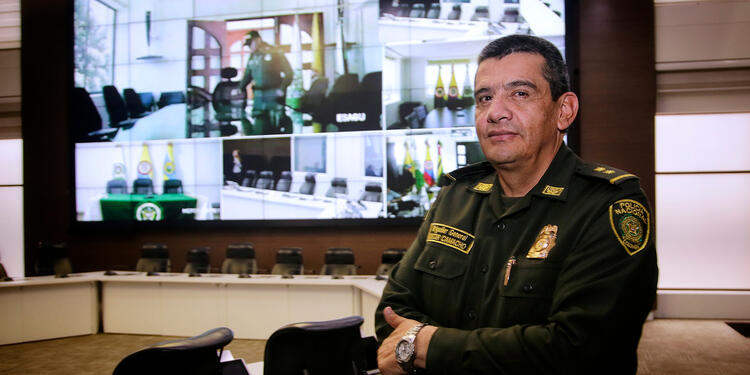 El general Eliécer Camacho