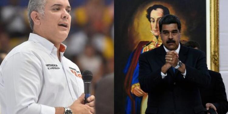 Iván Duque y Nicolás Maduro