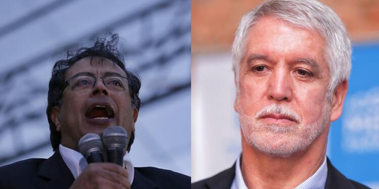 Gustavo Petro y Enrique Peñalosa. Gustavo Petro y Enrique Peñalosa