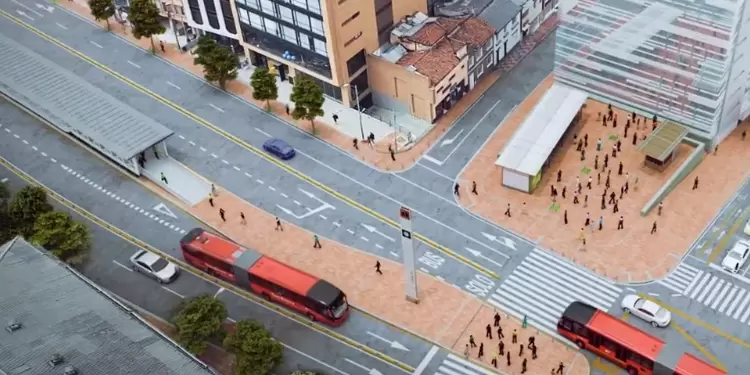 Transmilenio por la Séptima, un proyecto que suscitó gran debate en el país.