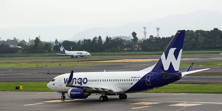 Aviones de la aerolínea Wingo