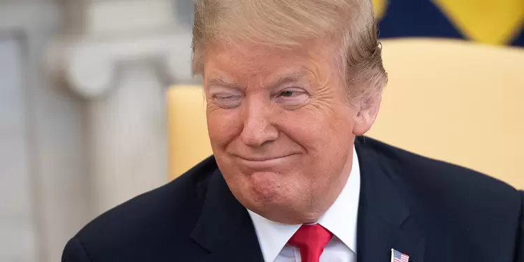 Donald Trump, presidente de Estados Unidos, en la Casa Blanca, ubicada en Washington