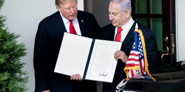 Donald Trump y Benjamín Netanyahu.