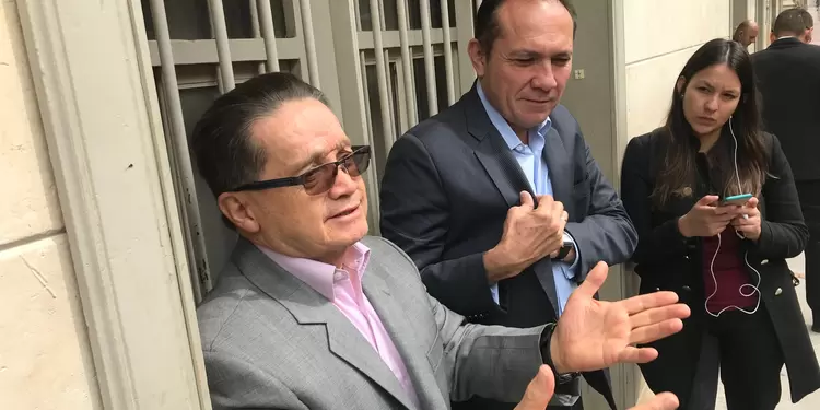 Senador Guillermo García Realpe y senador Antonio Sanguino