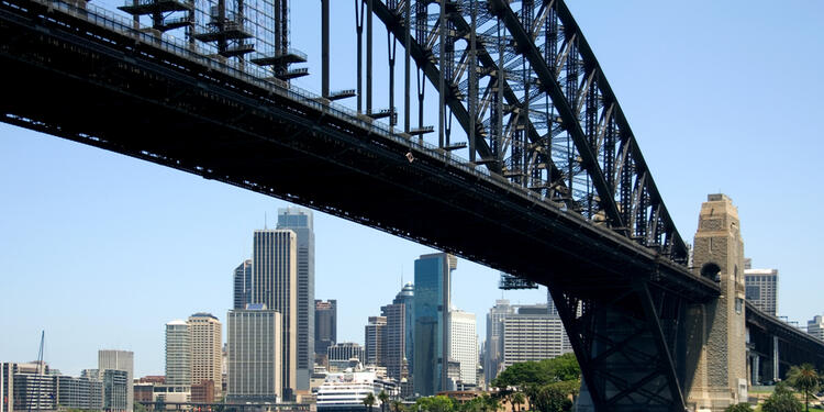 Puente del puerto de Sídney, en Australia