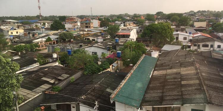Población de El Bagre, en el Bajo Cauca.