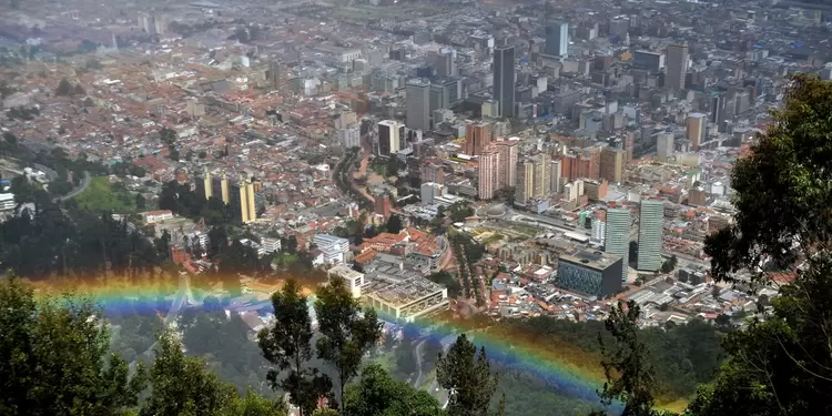 Panorámica de Bogotá.