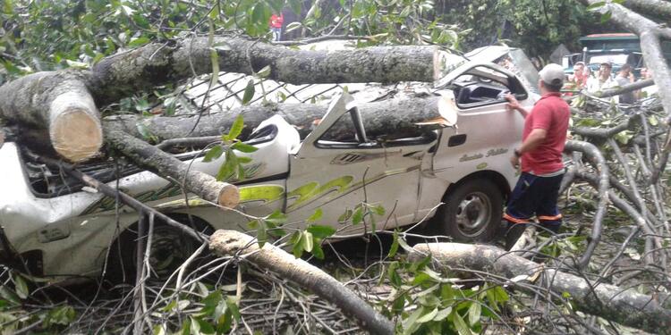Accidente en la vía Sardinata-Cúcuta Accidente en la vía Sardinata-Cúcuta
