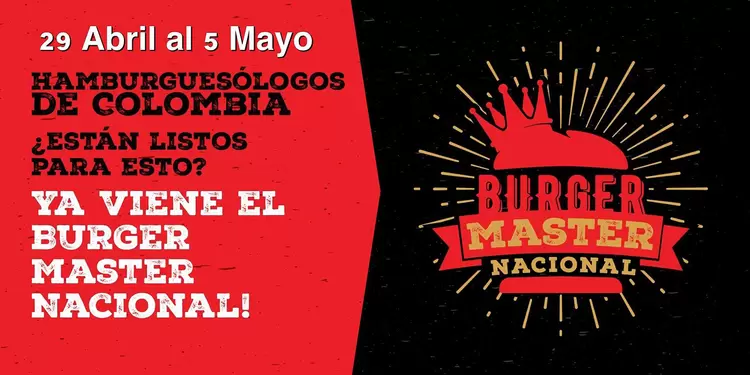 Imagen oficial del evento Burger Master