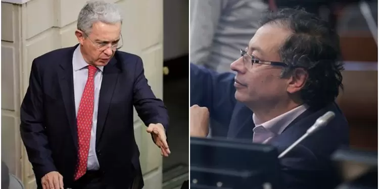 Álvaro Uribe y Gustavo Petro