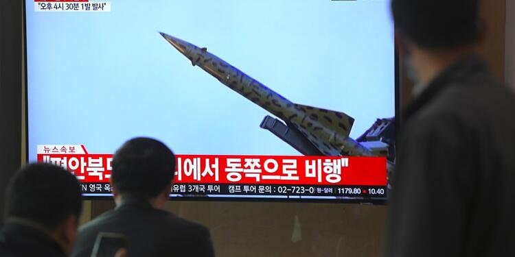 Lanzamiento de misiles desde Corea del Norte