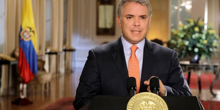 Presidente Iván Duque, en la Casa de Nariño