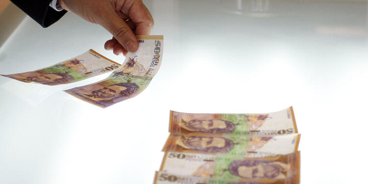 Billetes de 50.000 pesos