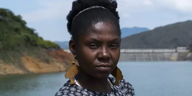 La líder social afro Francia Márquez La líder social afro Francia Márquez