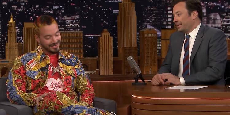 J Balvin con Jimmy Fallon