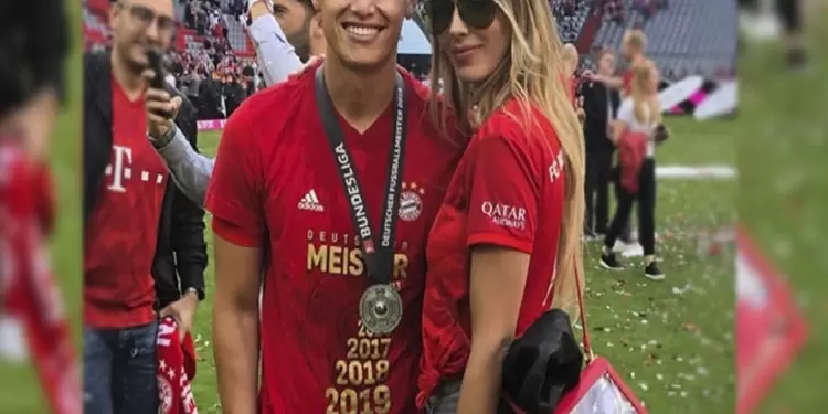James Rodríguez y Shannon de Lima