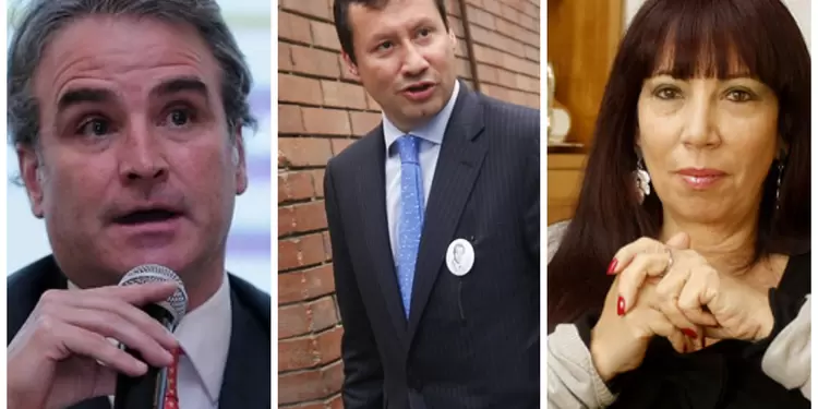 Pablo Felipe Robledo, Jaime Lombana y María Jimena Duzán