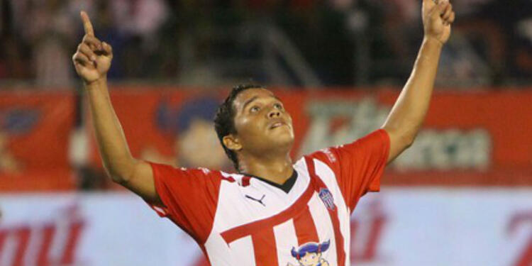 Carlos Bacca cuando jugó en Junior Carlos Bacca cuando jugó en Junior