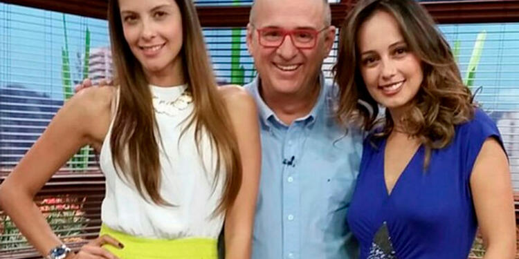 Laura Acuña, Jota Mario Valencia y Milena López en Muy Buenos días, del Canal RCN
