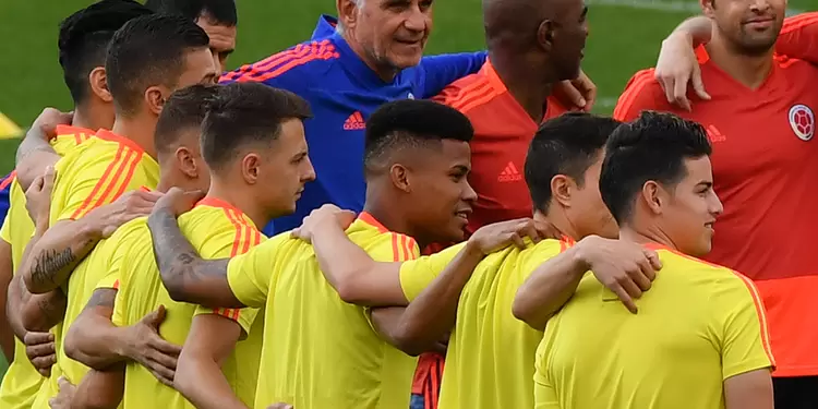 La Selección Colombia entrenando en Sao Paulo, el 28 de junio de 2019