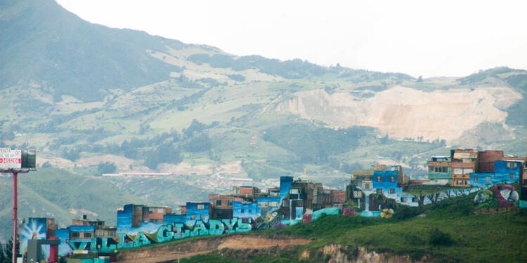 El barrio Villa Gladys, ubicado en la localidad Rafael Uribe Uribe, en Bogotá