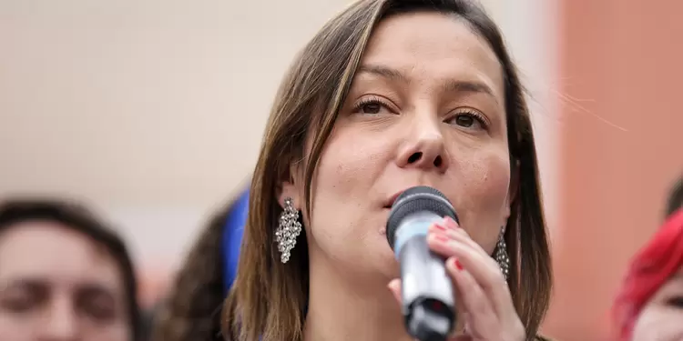 Ángela Garzón, excandidata a la Alcaldía de Bogotá Ángela Garzón, excandidata a la Alcaldía de Bogotá
