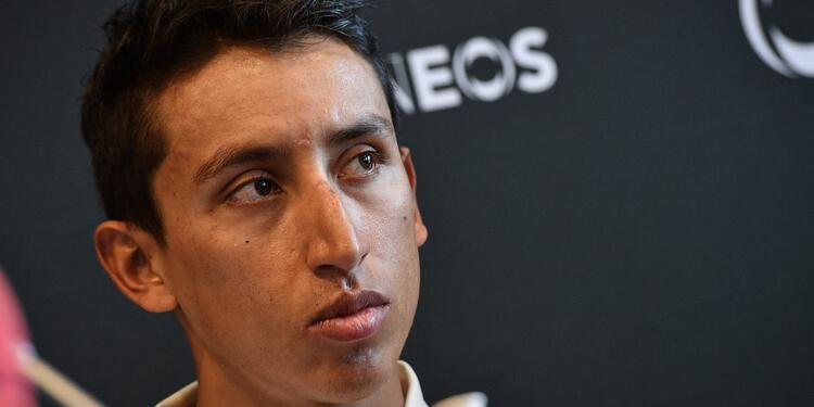 Egan Bernal, ciclista colombiano del Team Ineos
