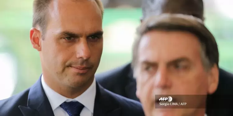 Eduardo Bolsonaro, hijo del presidente Jair Bolsonaro