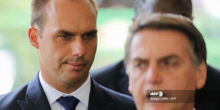 Eduardo Bolsonaro, hijo del presidente Jair Bolsonaro