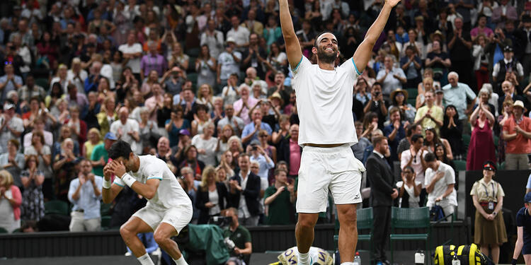 Robert Farah y Juan Sebastián Cabal en el All England Club de Londres